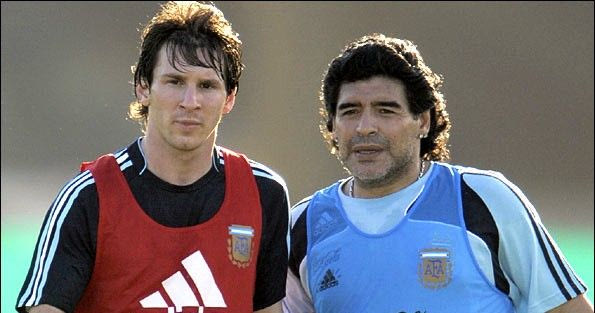 “Καρφιά” Μαραντόνα για Μέσι