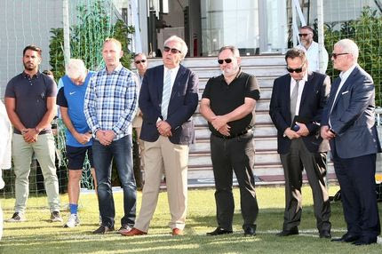 Αγιασμός πριν από την απογευματινή προπόνηση της ΑΕΚ