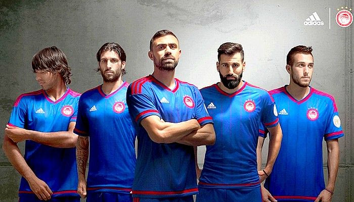 Η νέα μπλε φανέλα του Ολυμπιακού