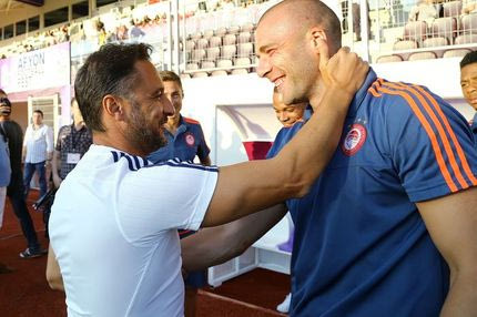 PHOTOS: Συναντήθηκαν ξανά Περέιρα και Ολυμπιακός