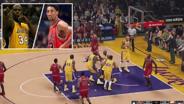 Η κόντρα Σακίλ-Πίπεν στο NBA2K: All Star Λέικερς vs All Star Μπουλς