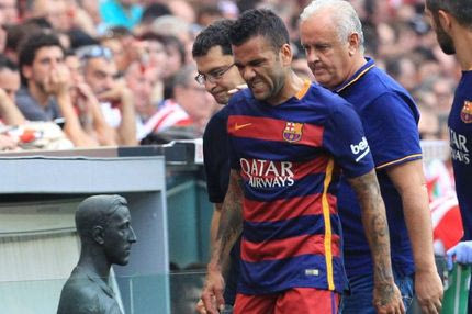 Χωρίς Άλβες για έναν μήνα η Μπαρτσελόνα