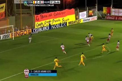 Άπιαστο αυτογκόλ στην Αργεντινή από πρώην του Άρη