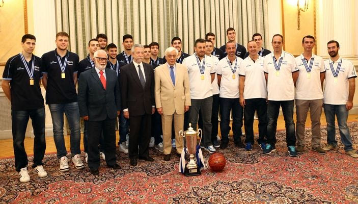 Στο Προεδρικό Μέγαρο οι πρωταθλητές Ευρώπης
