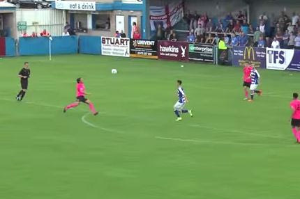 Τρομερό γκολ με βολέ στην 6η κατηγορία της Αγγλίας