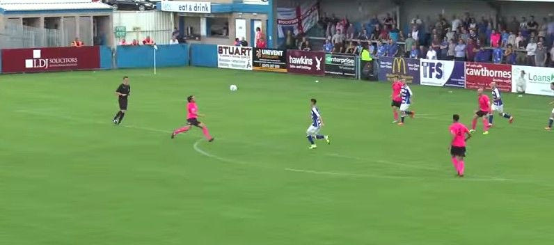 Τρομερό γκολ με βολέ στην 6η κατηγορία της Αγγλίας