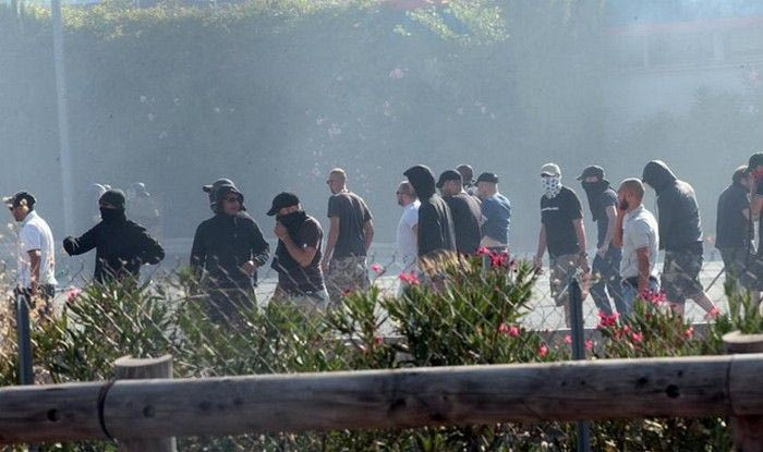 Επεισόδια πριν από το φιλικό Νις-Νάπολι