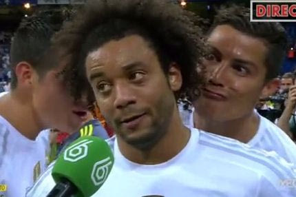 Τα πειράγματα του Ρονάλντο στον Μαρσέλο