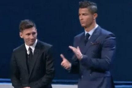 Ο Ρονάλντο χειροκρότησε τον Μέσι