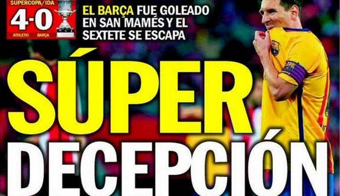 Τα ισπανικά ΜΜΕ για τον διασυρμό της Μπαρτσελόνα