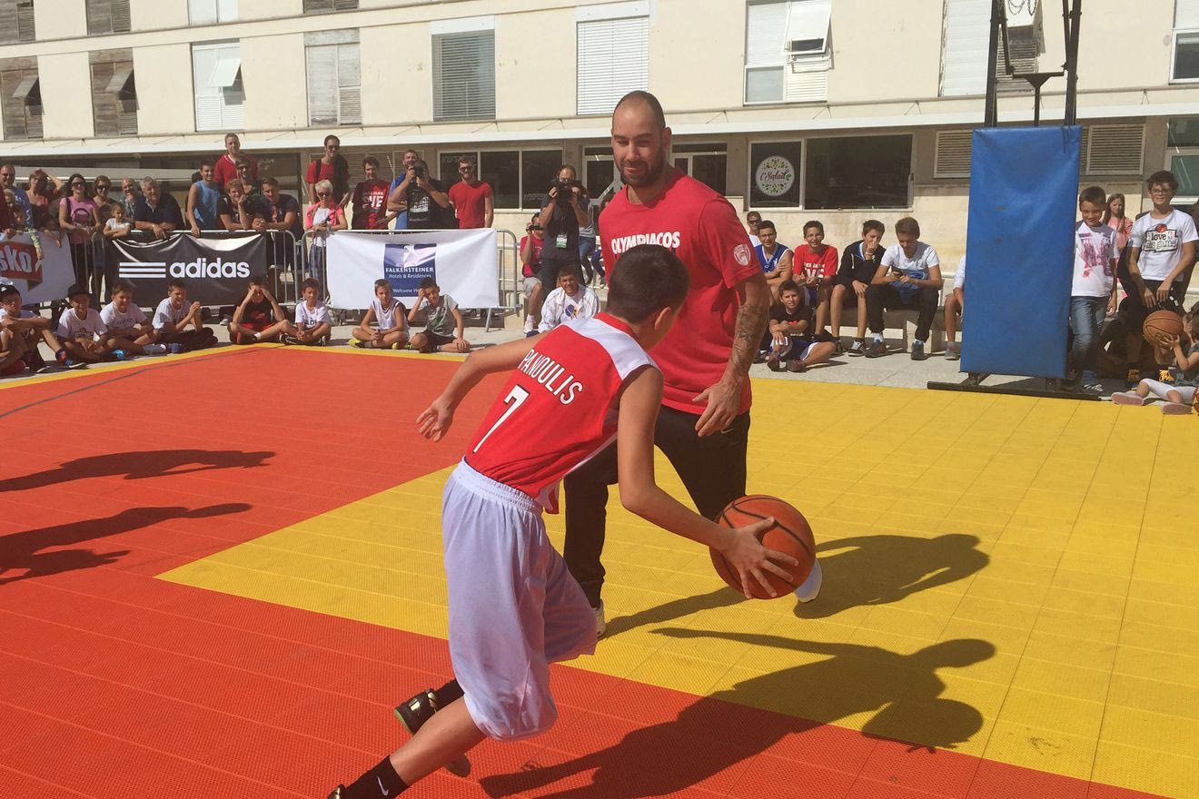 Σπανούλης και Πρίντεζης στην Kids Day του τουρνουά