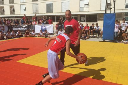 Σπανούλης και Πρίντεζης στην Kids Day του τουρνουά