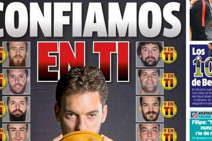 Απίστευτο πρωτοσέλιδο της Marca για τον “τελικό” της Ισπανίας στο Eurobasket