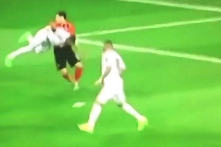 Ο Ράμος βούτηξε για το… σταυρό