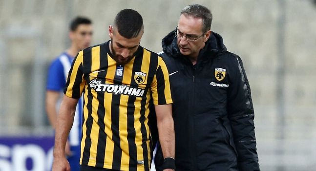 Τρεις τραυματίες για την ΑΕΚ στο ματς με τον Ηρακλή