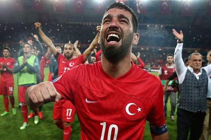 Έξαλλοι πανηγυρισμοί και κλάματα από τους παίκτες της Τουρκίας