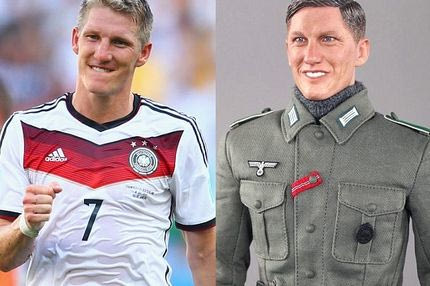 Κούκλα με τη μορφή του Σβαϊστάινγκερ ως ναζί του Β’ Παγκοσμίου Πολέμου