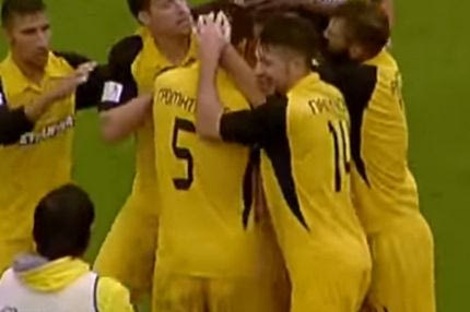 Με ανατροπή ο Εργοτέλης, υπέταξε τη Λαμία ο Ολυμπιακός Βόλου