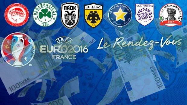 Το Euro φέρνει “ζεστό” χρήμα στα ταμεία των ελληνικών ομάδων!