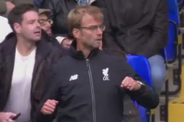 H αντίδραση του Κλοπ στο δοκάρι του Οριζί