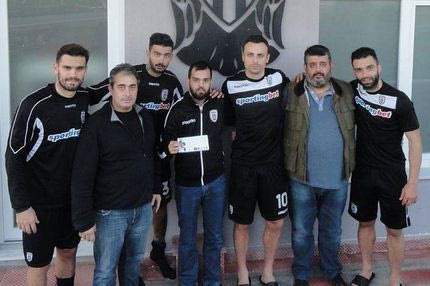 Στο πλευρό του Θανάση οι παίκτες του ΠΑΟΚ