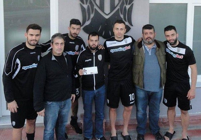 Στο πλευρό του Θανάση οι παίκτες του ΠΑΟΚ