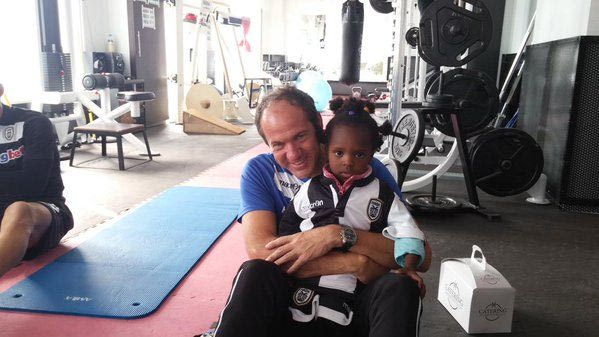 Παιδιά προσφύγων προπονήθηκαν με τους παίκτες του ΠΑΟΚ