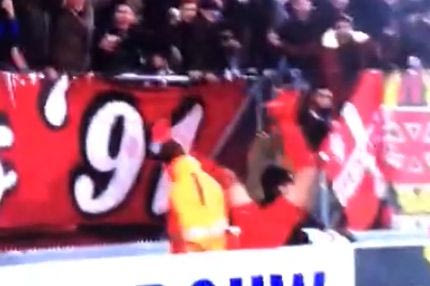 Επική τούμπα σε πανηγυρισμό