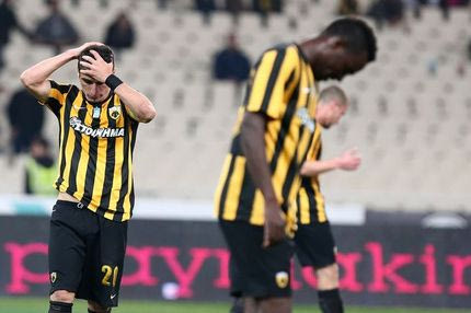 Αποδοκιμάστηκαν οι παίκτες της ΑΕΚ στο ΟΑΚΑ