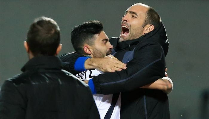 O Αθανασιάδης πανηγύρισε έξαλλα με τον Τούντορ