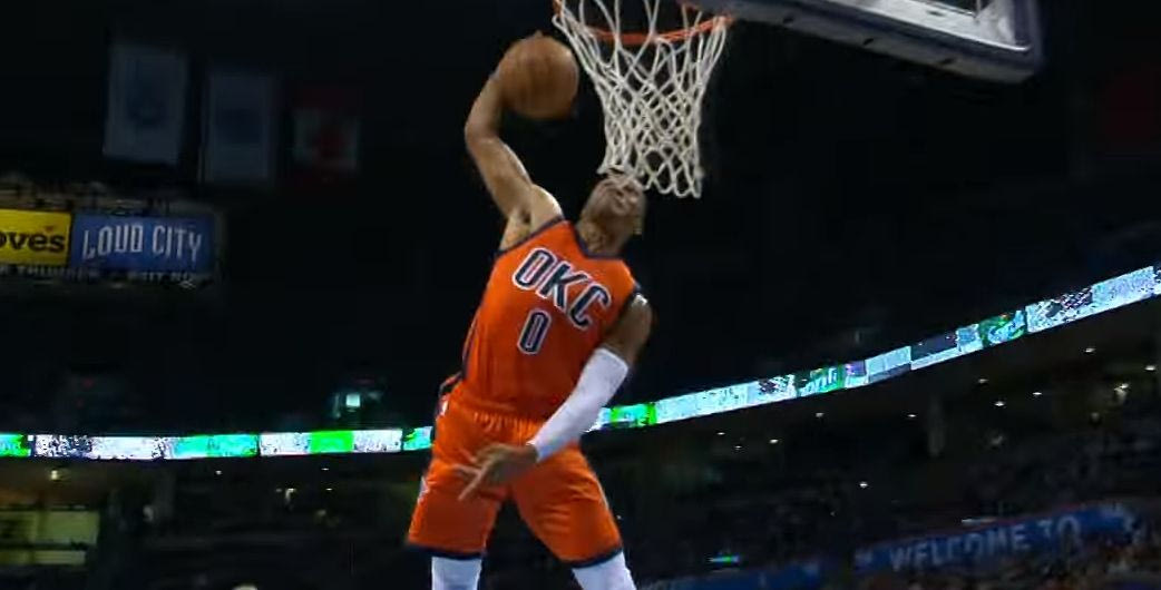 TOP-5: “Ιπτάμενος” Ουέστμπρουκ