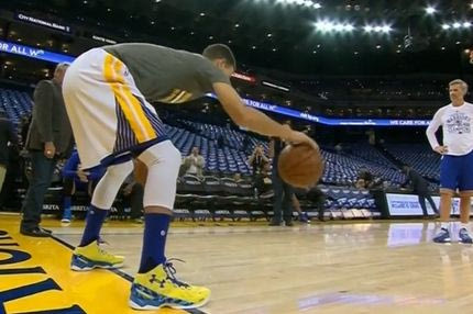 Η συγκλονιστική προθέρμανση του Κάρι