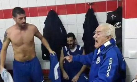 Ο “Εθνικάρας” στα αποδυτήρια του Εθνικού