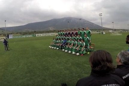 Το backstage της ομαδικής φωτογράφισης του Παναθηναϊκού