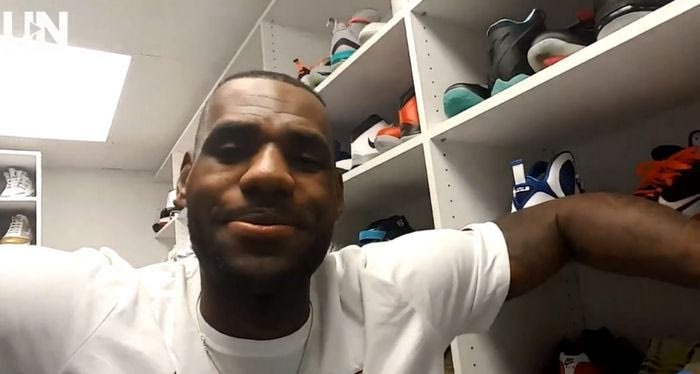Ο Λεμπρόν Τζέιμς και η γεμάτη Nike ντουλάπα του