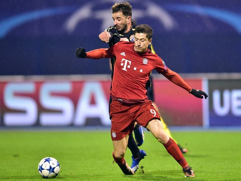 Ντιναμό Ζάγκρεμπ – Μπάγερν Μονάχου 0-2