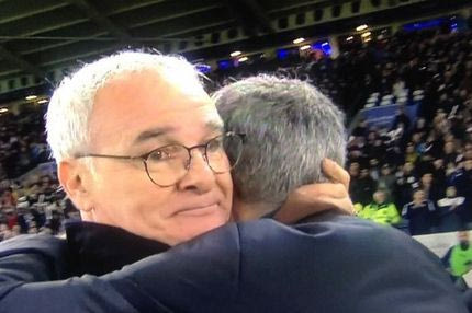 VIDEO: Η αγκαλιά Ρανιέρι – Μουρίνιο