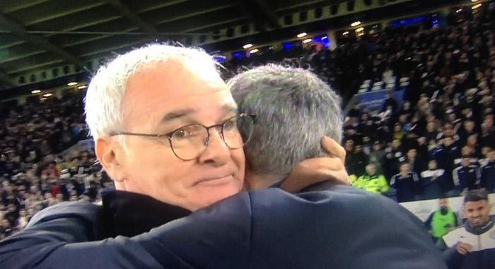 VIDEO: Η αγκαλιά Ρανιέρι – Μουρίνιο