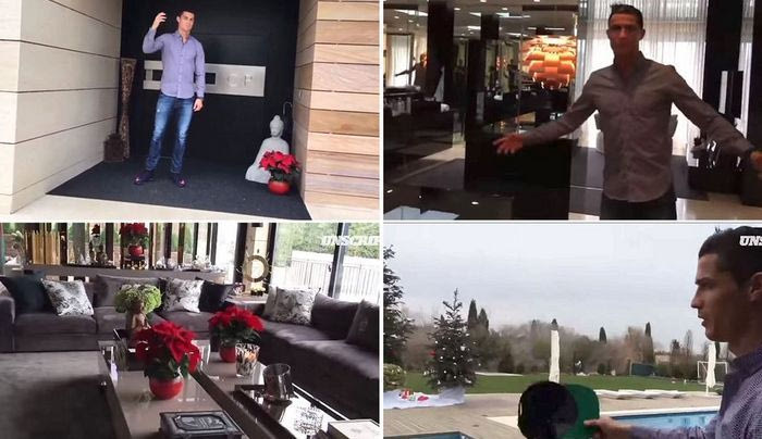 VIDEO ξενάγηση στο σπίτι του Ρονάλντο