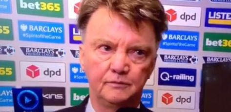 Η ανεκτίμητη γκριμάτσα του Φαν Χάαλ μετά την ήττα της Γιουνάιτεντ