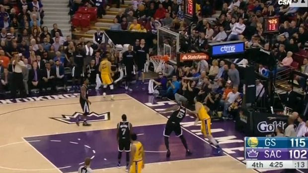 Πανηγύρισε τρίποντο πριν το βάλει ο Κάρι