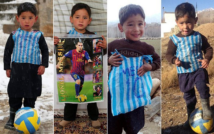 Κανονίζει ραντεβού με τον πιτσιρικά με την αυτοσχέδια φανέλα ο Μέσι