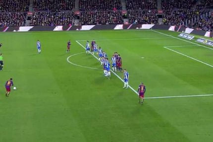 VIDEO: Το εκπληκτικό φάουλ-γκολ του Μέσι