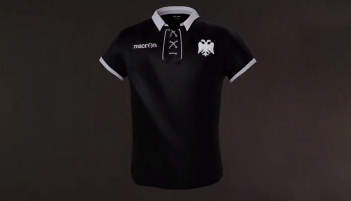 Παρουσιάστηκε η επετειακή φανέλα του ΠΑΟΚ