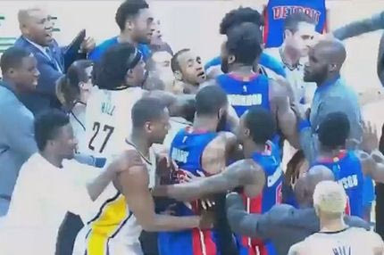 VIDEO: Παραλίγο ξύλο στο Πέισερς-Πίστονς