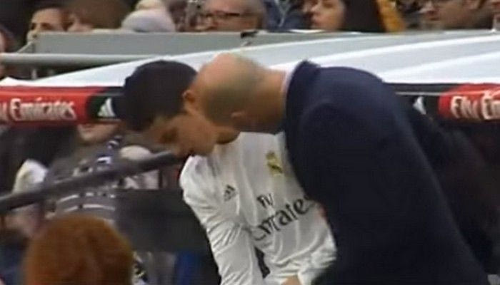 VIDEO: “Κατσάδα” του Ζιντάν στον Χάμες