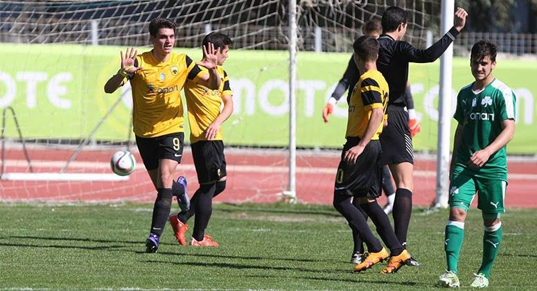 Πήρε εύκολα το ντέρμπι η ΑΕΚ Κ20