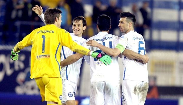 Οι πανηγυρισμοί του Ατρομήτου μετά τη λήξη