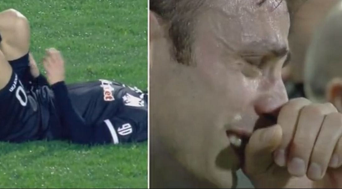 Δάκρυσε ο Μπερμπάτοφ: Δείτε σε VIDEΟ τον τραυματισμό του