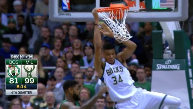 Στο Νο4 του Top-10 ο Αντετοκούνμπο